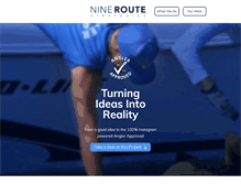 Tablet Screenshot of nineroute.com